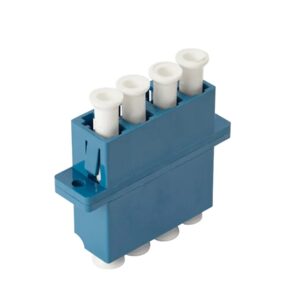 LC-LC OS1 Quad Coupler Singlemode Ceramic